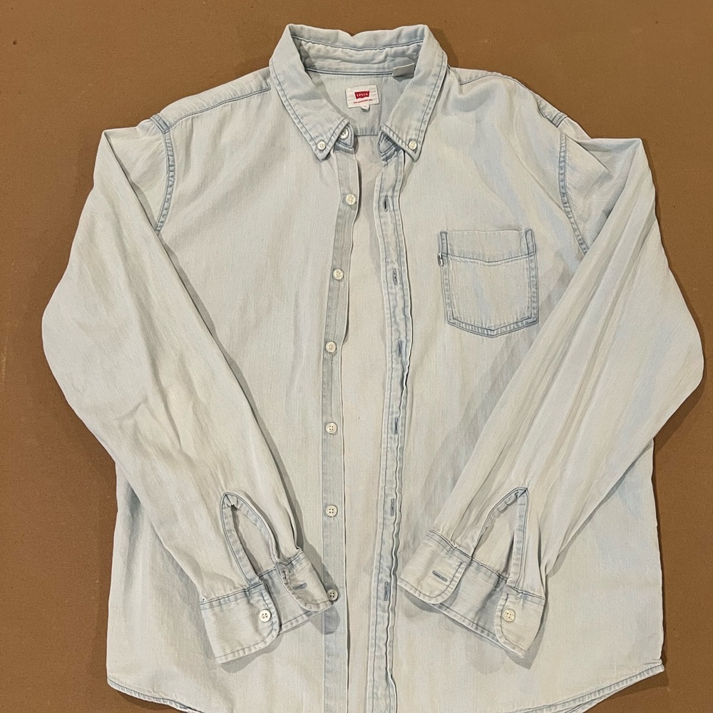 Levi's Sky Blue Button Down Shirt